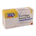 First Aid Only 4 in x 4 in Gauze Pads, PK4 B207